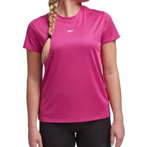 Reebok Womens Performance Tech Basic T-Shirt pink L